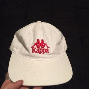 KAPPA WHITE/RED STRAPBACK
